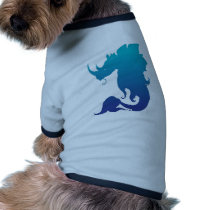 Rhino-Stego-Fish (Water Color Scheme) Doggie Tshirt