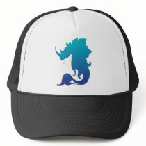 Rhino-Stego-Fish (Water Color Scheme) Mesh Hat
