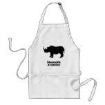 Rhino Strength And Honor black Apron