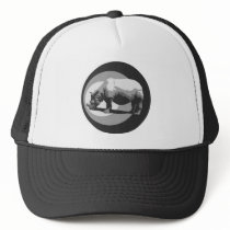 Rhino Symbol Truckers Hat