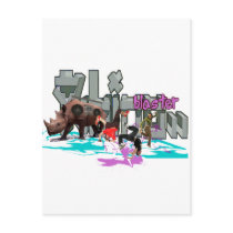 rhinoblaster postcards by twione rhinoblaster postcards