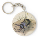 Rhinoceros Beetle keychains