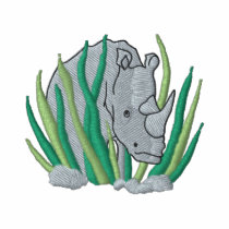Rhinoceros embroidered shirts