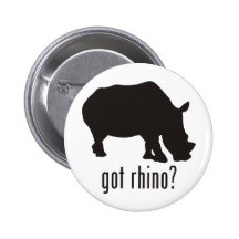 Rhinoceros Pin