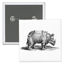 Rhinoceros Pins