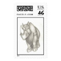 Rhinoceros postage by Czar_Gata Rhinoceros postage