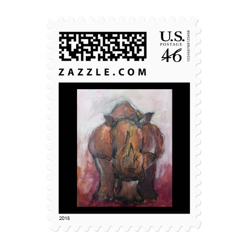 Rhinoceros. Postage Stamps