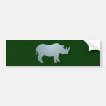 Rhinoceros rhino rhinoceros bumper sticker