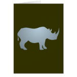 Rhinoceros rhino rhinoceros greeting cards
