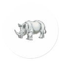 rhinoceros stickers by doonidesignsanimals rhinoceros stickers