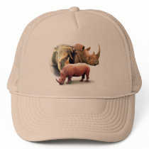Rhinoceros The Endangered Species Hat