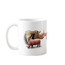 Rhinoceros The Endangered Species Mug