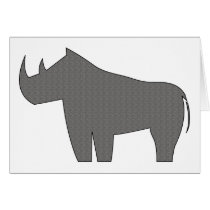 Rhinoceroses - Rhino Greeting Card