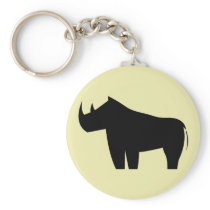 Rhinoceroses  Rhino Key Chain