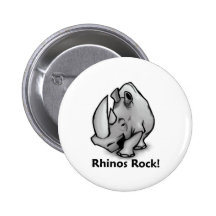 Rhinos Rock! Button
