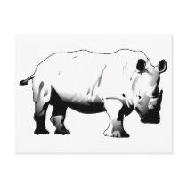 Rhinos Rock postcards