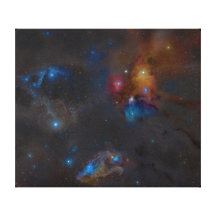 Rho Ophiuchi Cloud Complex Dark Nebula Gallery Wrapped Canvas