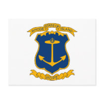 Rhode Island Coat of Arms Postcard by FlagTshirts Rhode Island Coat of Arms Postcard