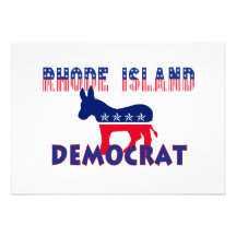 Rhode Island Democrat Custom Invites