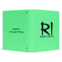 RHODE ISLAND EARTH COLLECTIONS BINDERS
