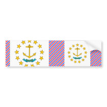 Rhode Island Flag bumper stickers