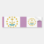 Rhode Island Flag Bumper Sticker