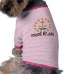 Rhode Island Flag Pet Shirt