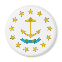 Rhode Island Flag Magnet by deesbasenjis Rhode Island Flag Magnet