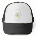 Rhode Island Flag Map hats