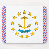 Rhode Island Flag Mouse Pad