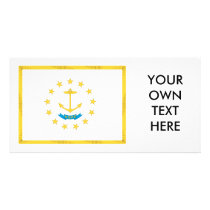 RHODE ISLAND FLAG photo cards