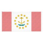 Rhode Island Flag Photo Greeting Card