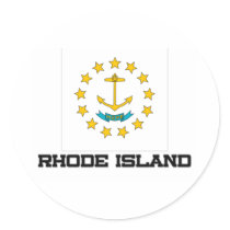 Rhode Island Flag stickers by tshirtshirts Rhode Island Flag stickers