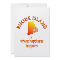 RHODE ISLAND Happiness Custom Invite