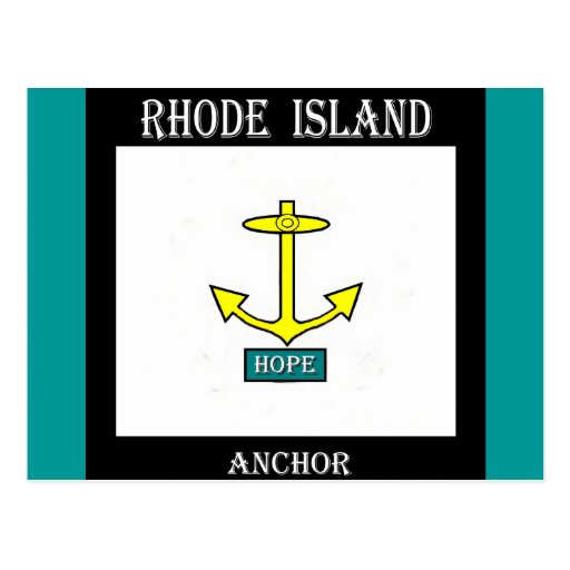 Rhode Island Hope Anchor Postcard Zazzle