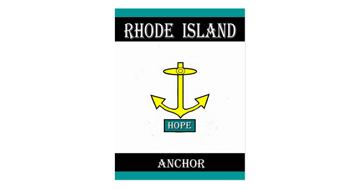 Rhode Island Hope Anchor Postcard Zazzle