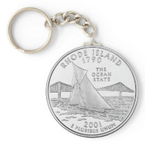 Rhode Island Key Chain