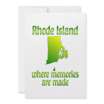 Rhode Island Memories Custom Invitation