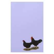 Rhode Island Red Bantams Customized Stationery