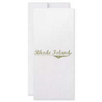 Rhode Island Revolution T-shirts Customized Rack Card