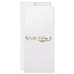 Rhode Island Revolution T-shirts Customized Rack Card