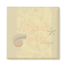Rhode Island Seashell Magnet by jeepgirl1973 Rhode Island Seashell Magnet