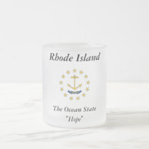 Rhode Island State Flag Coffee Mugs