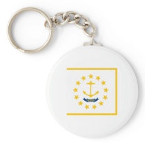 Rhode Island State Flag Key Chain