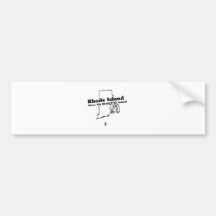 Rhode Island State Slogan Bumper Stickers