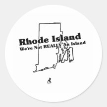 Rhode Island State Slogan Sticker