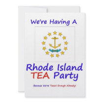 Rhode Island T.E.A. PARTY INVITATIONS