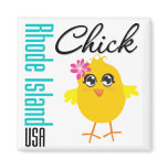 Rhode Island USA Chick magnets