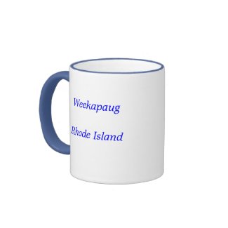 Rhode Island, Weekapaug mug