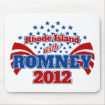 Rhode Island with Romney 2012 Mouse Pad